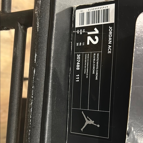 Nike White and Silver High-Top Sneakers - Picture 8 of 8